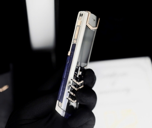 Vertu Signature S Slive Aligator Diamond